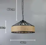 Homeko Hand Braiding Rope Pendant Light