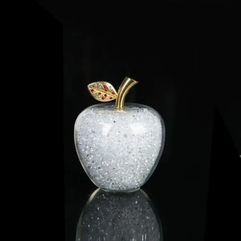 Homeko Handmade Crystal Apple Figurine