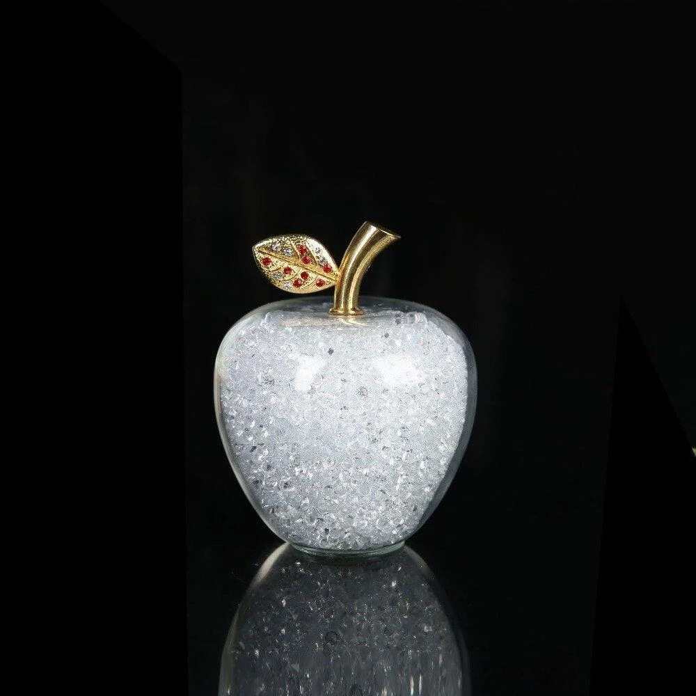 Homeko Handmade Crystal Apple Figurine -