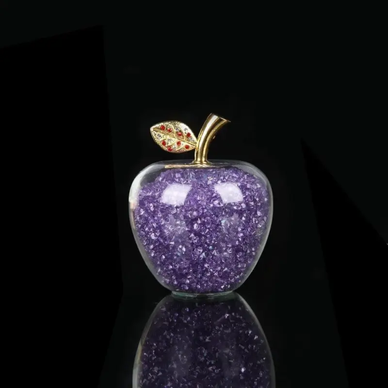 Homeko Handmade Crystal Apple Figurine