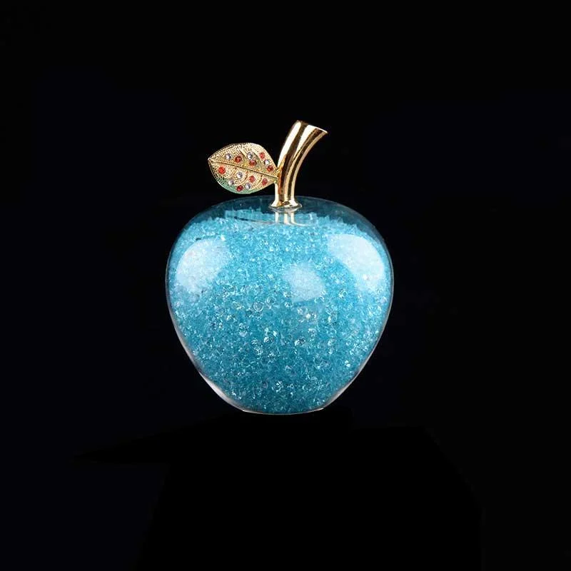 Homeko Handmade Crystal Apple Figurine -