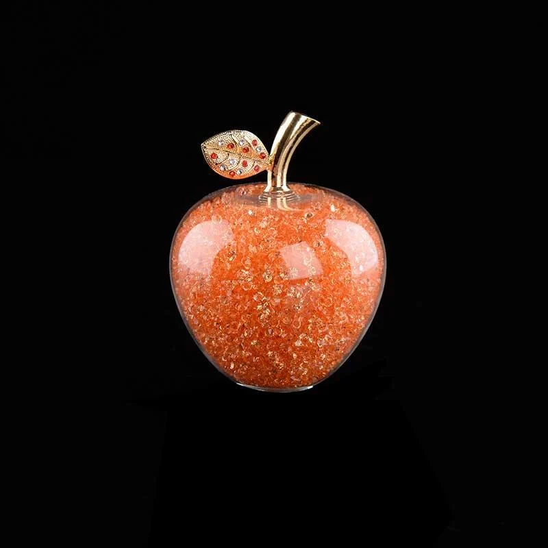 Homeko Handmade Crystal Apple Figurine -