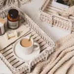Homeko Handmade Rectangle Rattan Trays