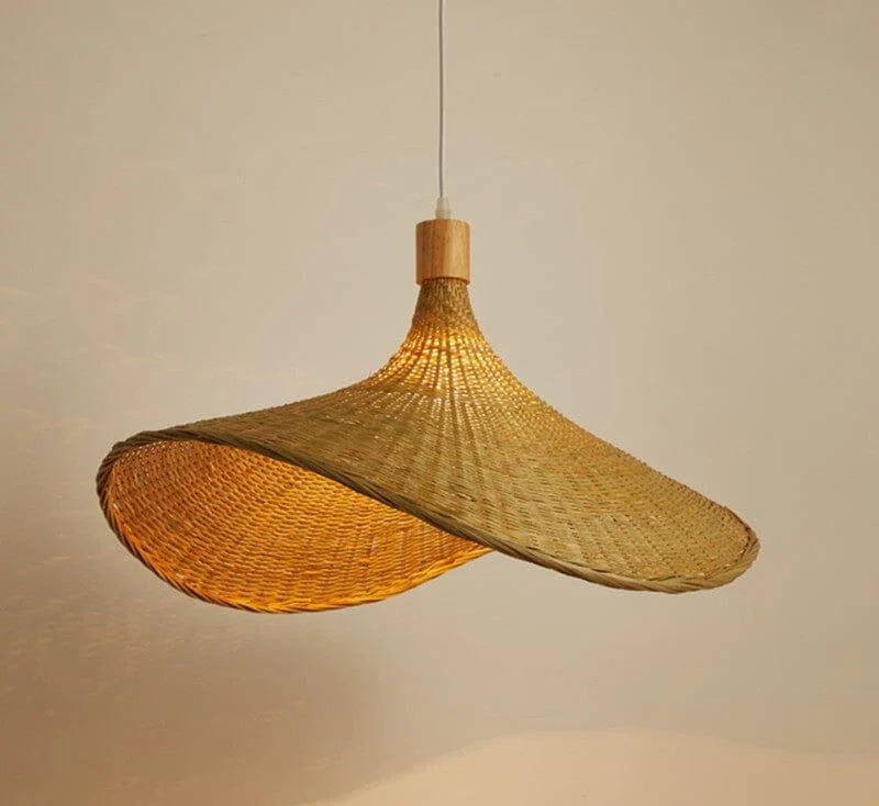 Homeko Handmake Bamboo Wicker Pendant Light -