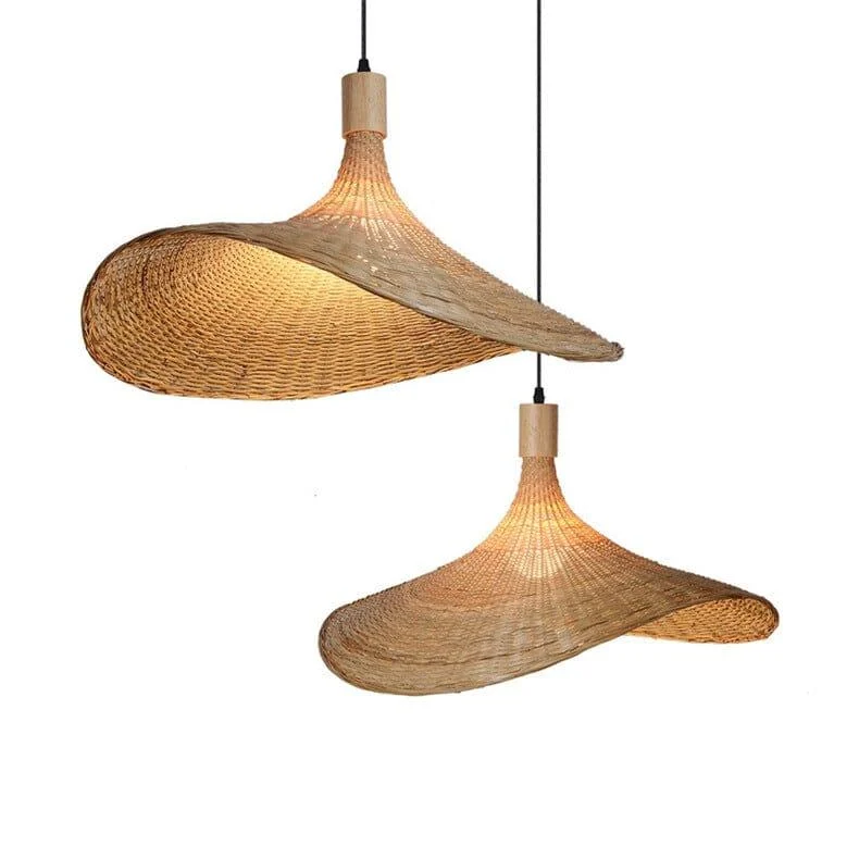 Homeko Handmake Bamboo Wicker Pendant Light -