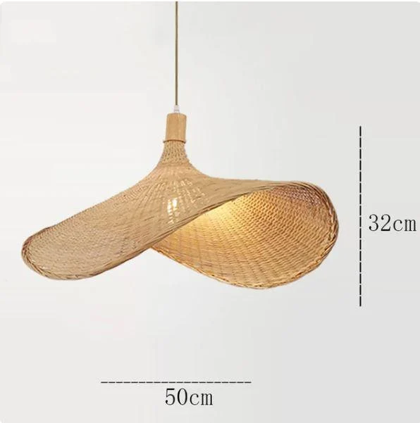 Homeko Handmake Bamboo Wicker Pendant Light -