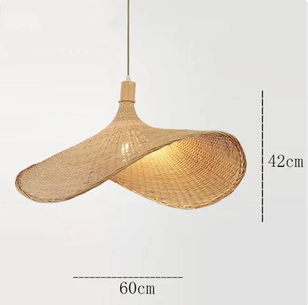 Homeko Handmake Bamboo Wicker Pendant Light -