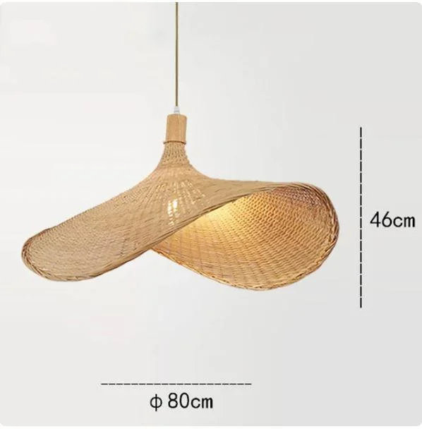 Homeko Handmake Bamboo Wicker Pendant Light -