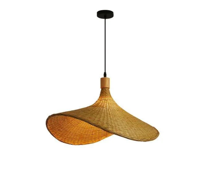 Homeko Handmake Bamboo Wicker Pendant Light -