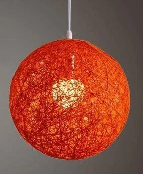 Homeko Handwoven Wicker Pendant Light -