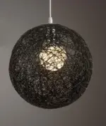 Homeko Handwoven Wicker Pendant Light