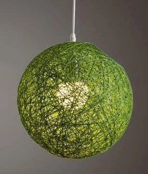 Homeko Handwoven Wicker Pendant Light -