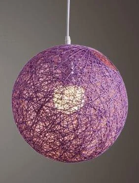 Homeko Handwoven Wicker Pendant Light -