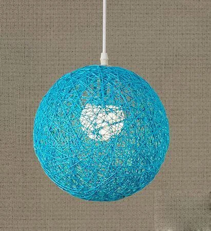 Homeko Handwoven Wicker Pendant Light -