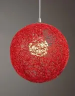 Homeko Handwoven Wicker Pendant Light