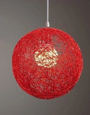 Homeko Handwoven Wicker Pendant Light -