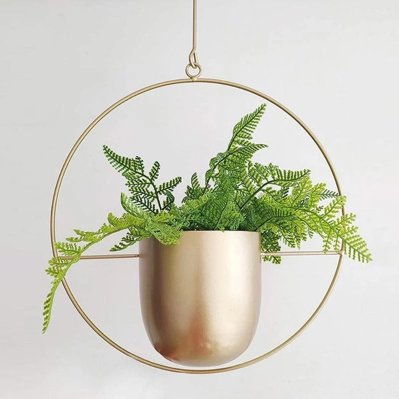 Homeko Hanging Metal Planter Pot Holders -