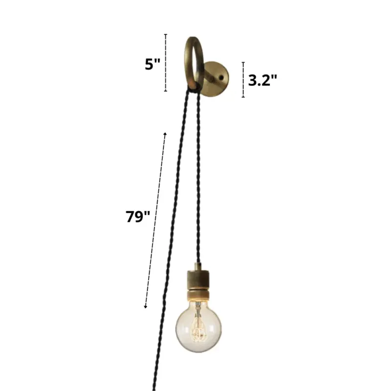 Homeko Hanging Ring Wall Sconce