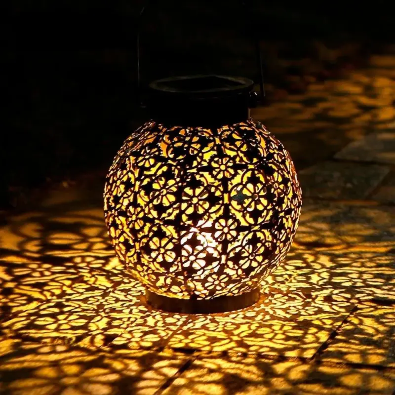 Homeko Hanging Solar Shadow Cast Lantern