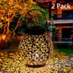 Homeko Hanging Solar Shadow Cast Lantern