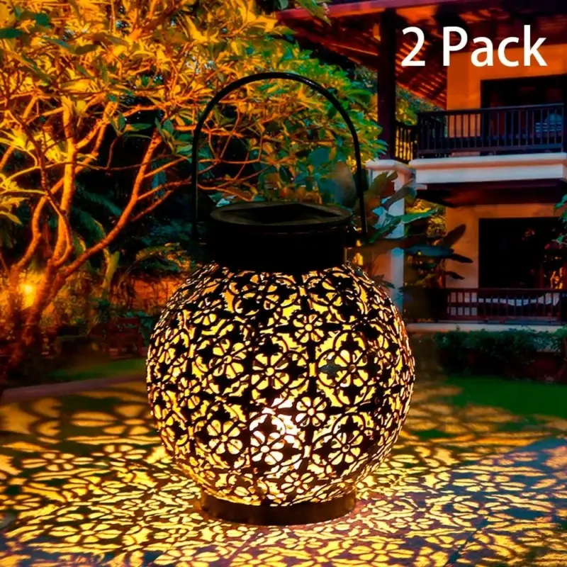 Homeko Hanging Solar Shadow Cast Lantern
