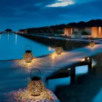 Homeko Hanging Solar Shadow Cast Lantern
