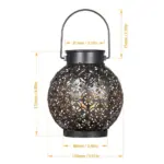 Homeko Hanging Solar Shadow Cast Lantern