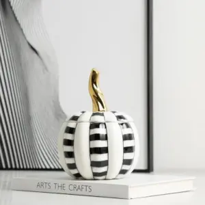 Homeko Haven Ceramic Pumpkin Jar
