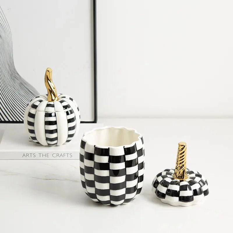 Homeko Haven Ceramic Pumpkin Jar -