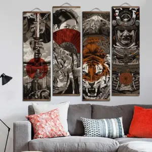 Homeko Heart Of A Warrior Samurai Paintings