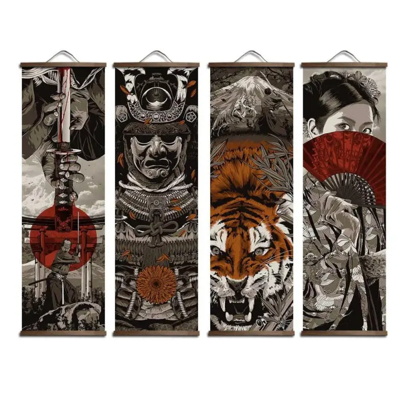 Homeko Heart Of A Warrior Samurai Paintings
