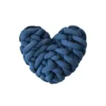 Homeko Heart Shaped Knot Throw Pillow Cushion