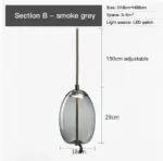 Homeko_Hemp_Rope_Glass_Pendant_Lights_-_-4248999 Homeko Hemp Rope Glass Pendant Lights