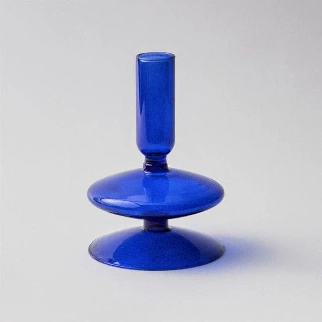 Homeko Horizon Glass Taper Candle Holder & Vase Collection -