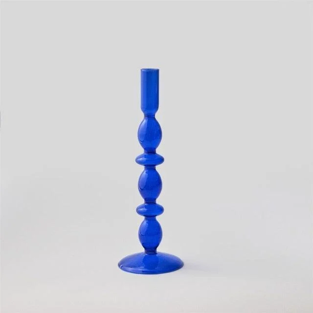 Homeko Horizon Glass Taper Candle Holder & Vase Collection -