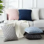 Homeko Horizontal Grid Pillow Cover