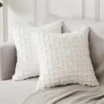 Homeko Horizontal Grid Pillow Cover