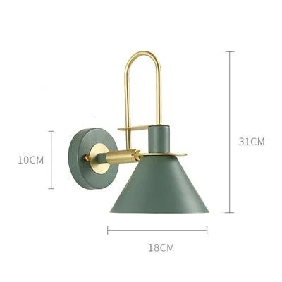 Homeko Industrial Iron Bell Wall Lamps -