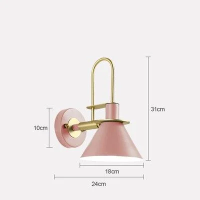 Homeko Industrial Iron Bell Wall Lamps -