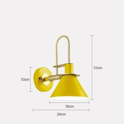 Homeko Industrial Iron Bell Wall Lamps -