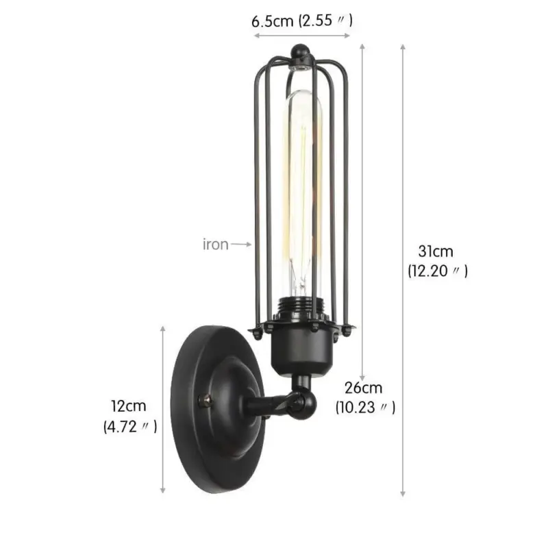 Homeko Industrial Metal Wall Lamps
