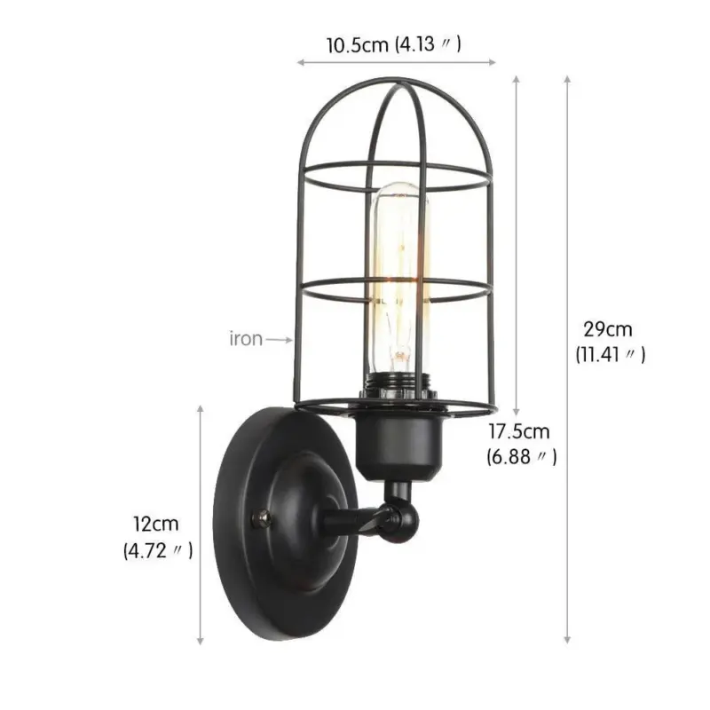 Homeko Industrial Metal Wall Lamps