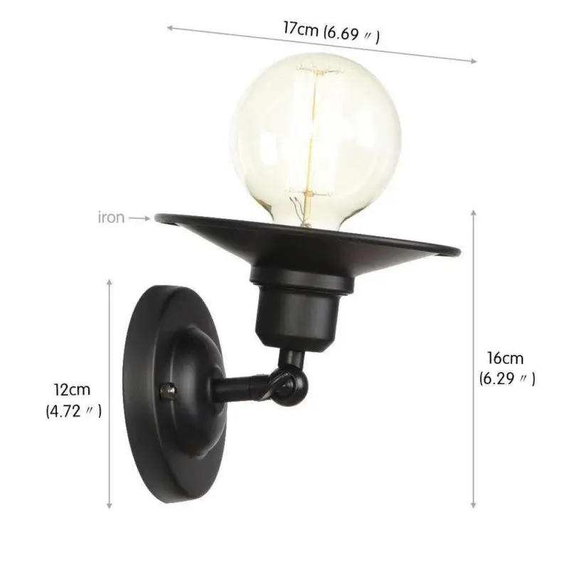 Homeko Industrial Metal Wall Lamps