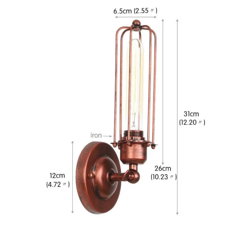 Homeko Industrial Metal Wall Lamps