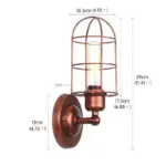 Homeko Industrial Metal Wall Lamps