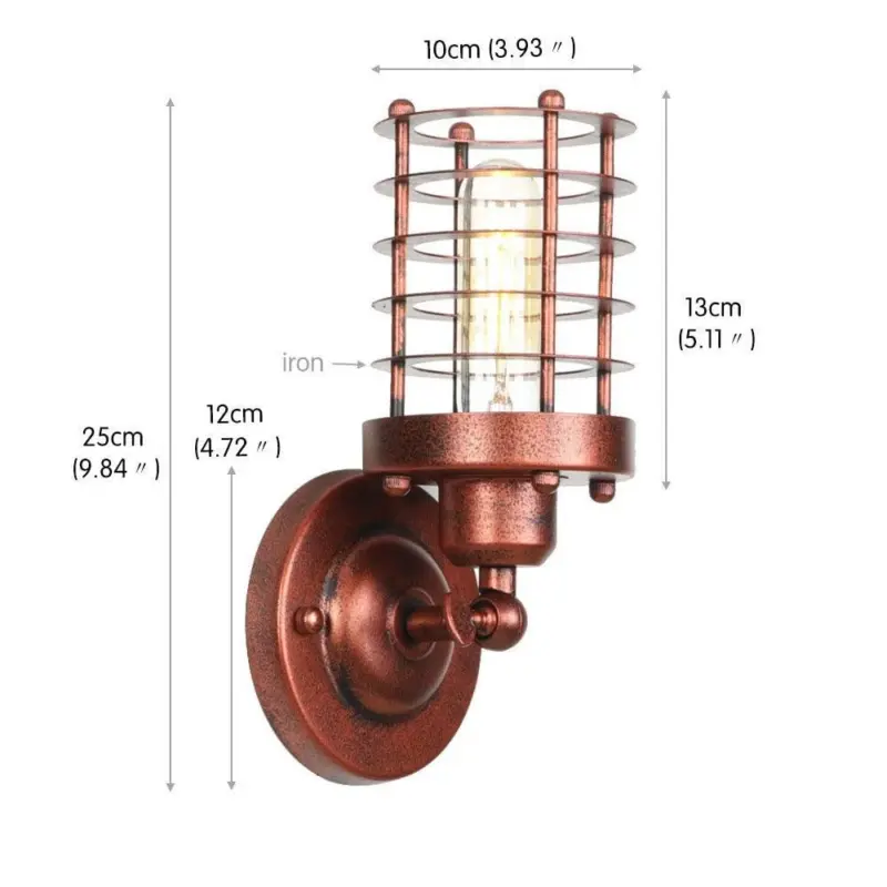 Homeko Industrial Metal Wall Lamps
