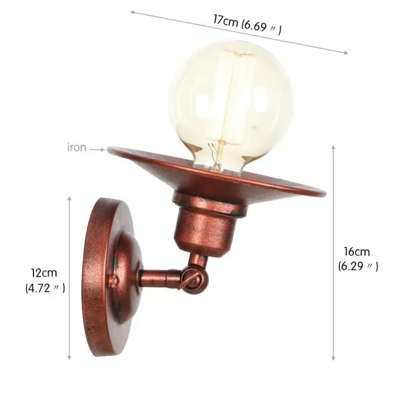Homeko Industrial Metal Wall Lamps