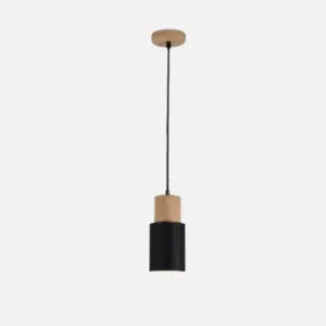 Homeko Ingrid Pendant Light with Wooden Accents