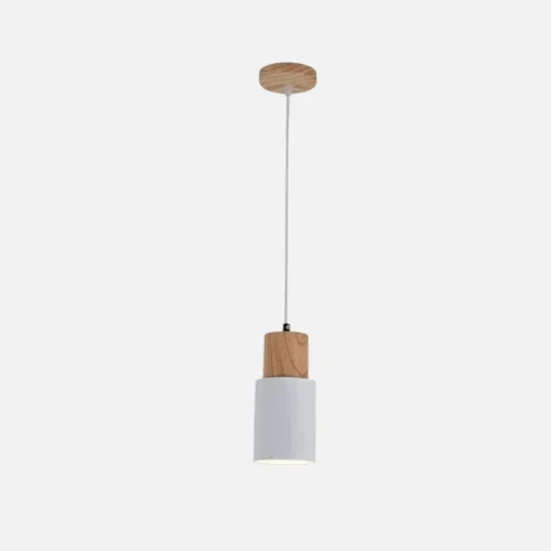 Homeko Ingrid Pendant Light with Wooden Accents -