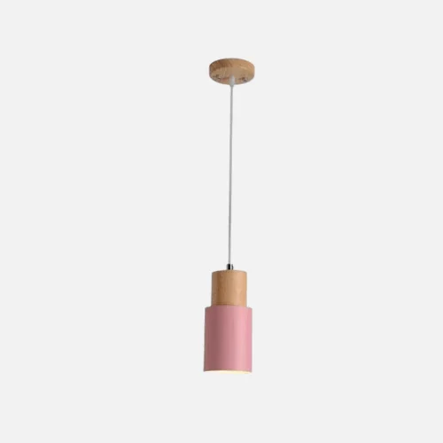 Homeko Ingrid Pendant Light with Wooden Accents -